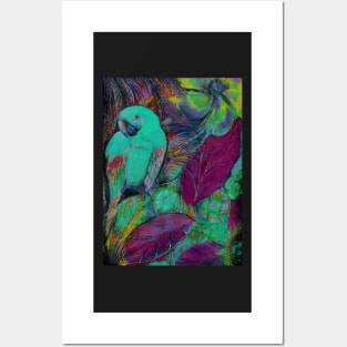 TROPICAL PARROT DECO POSTER MACAW ART PRINT Posters and Art